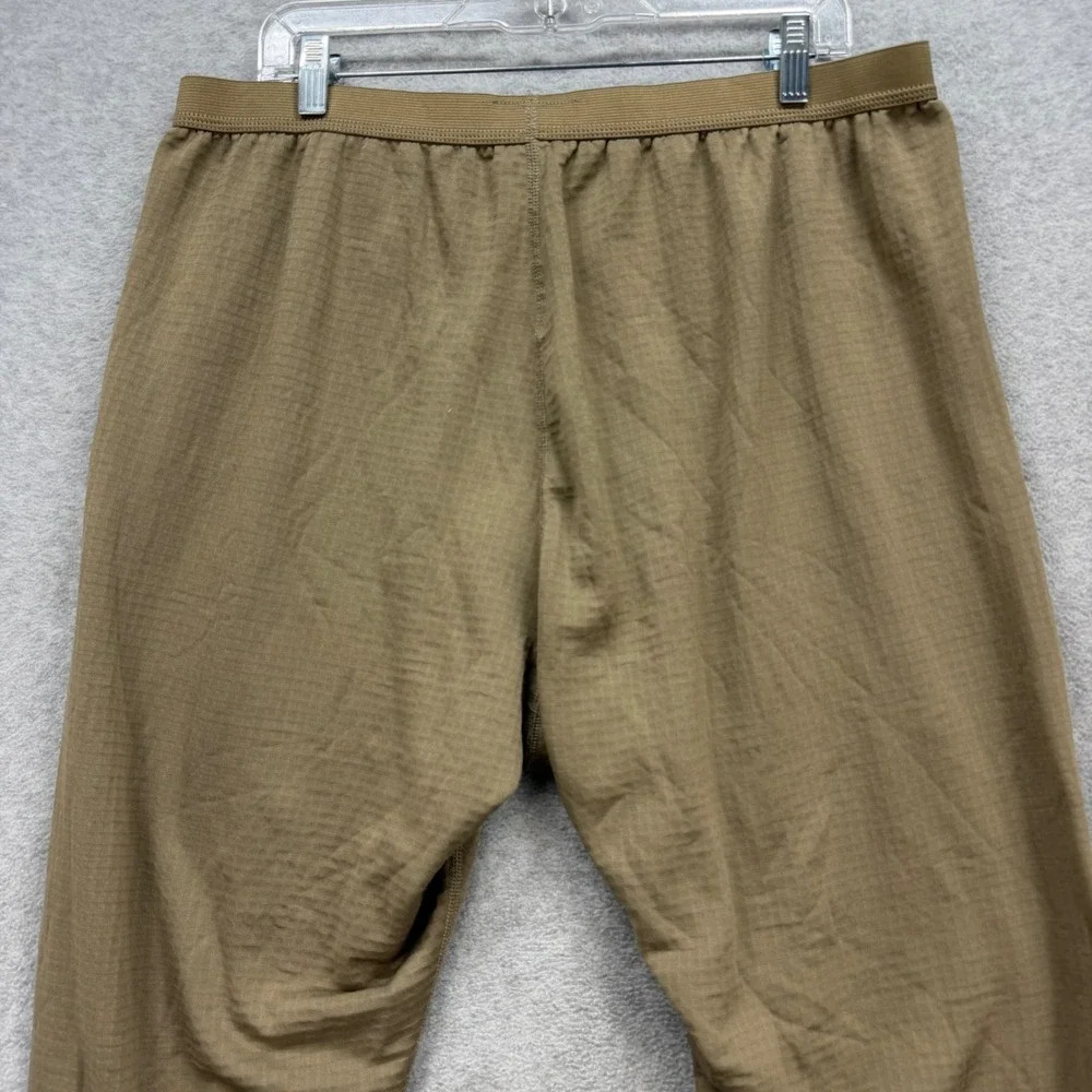 US Army Drawers Thermal Base Layer Pant Mid Weight Gen III Mens XL Regular Brown